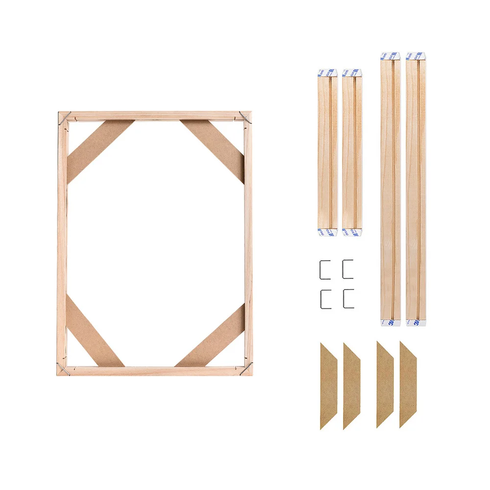 Wood Photo Frames For Pictures Wall Hanging DIY Natural Wooden Frame Canvas Painting Poster Foto Moldura Cadre | Дом и сад