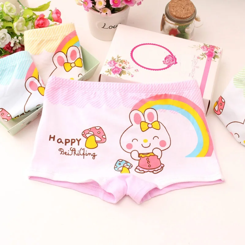 Трусы боксеры для девочек 2 8 лет 4 шт./лот|Трусики| |