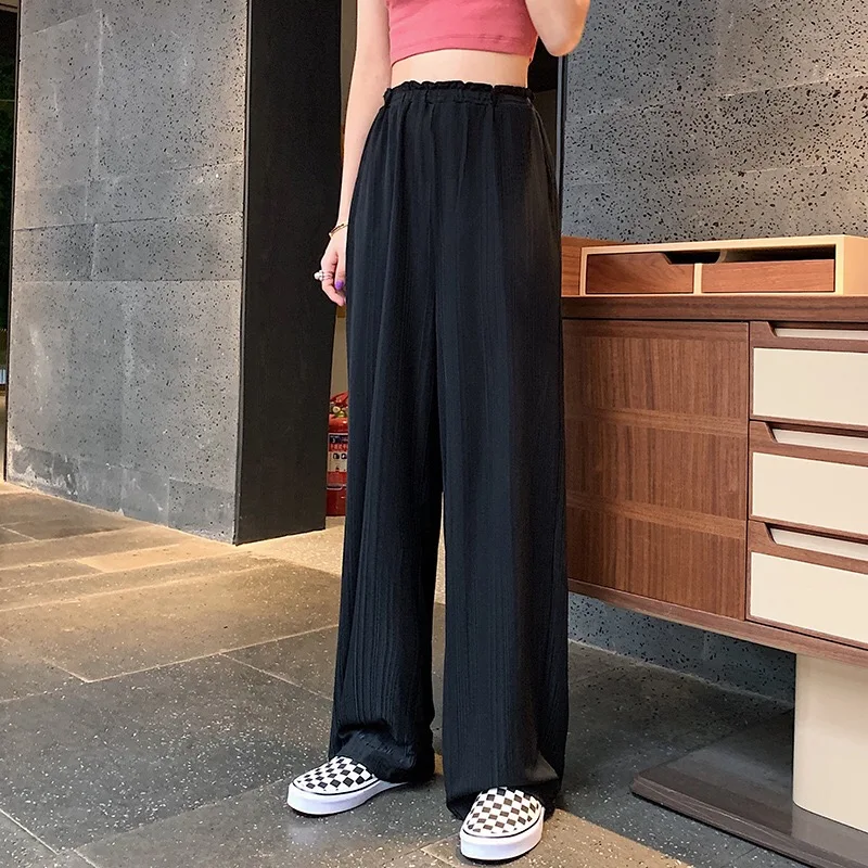 A259-Summer trendy one button skinny pants wide leg | Мужская одежда