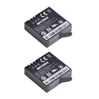 Аккумуляторная батарея Xiaomi YI 4K, 2 шт., 3,85 В, 1400 мАч, батарея для оригинальной экшн-камеры Xiaomi Yi 4K, аккумуляторная батарея