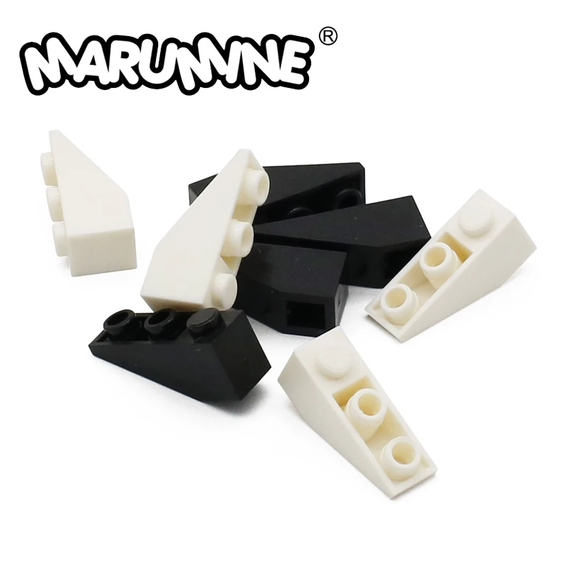 Marumine 100 шт. кирпичный склон инвертированный 45 1x3 строительные блоки 4287 MOC Часть