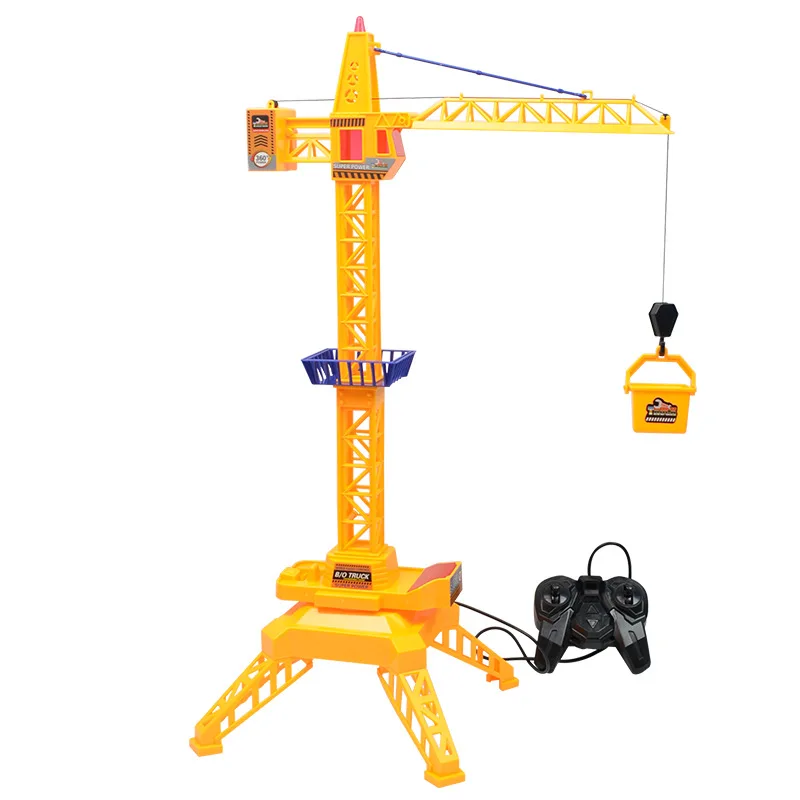 

Electric Remote Control Tower Crane Hanging Tower Crane Toy Engineering Vehicle Model Wire Control Toy