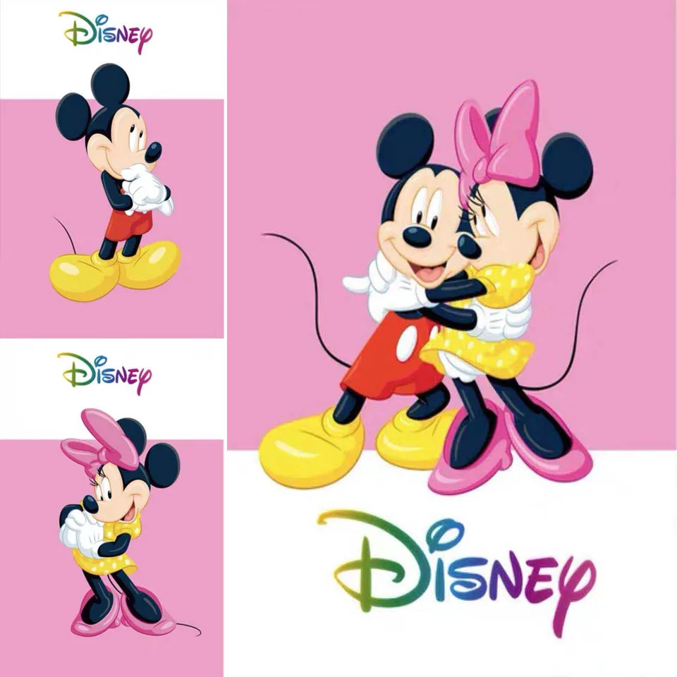

Disney DIY Diamond Painting Minnie Mickey Cross Stitch Full Square/Round Drill Embroidery Mosaic Handwork Birthday Gift Decor