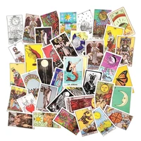 103050pcspack tarot graffiti waterproof stickers for notebook motorcycle skateboard computer mobile phone cartoon toy trunk