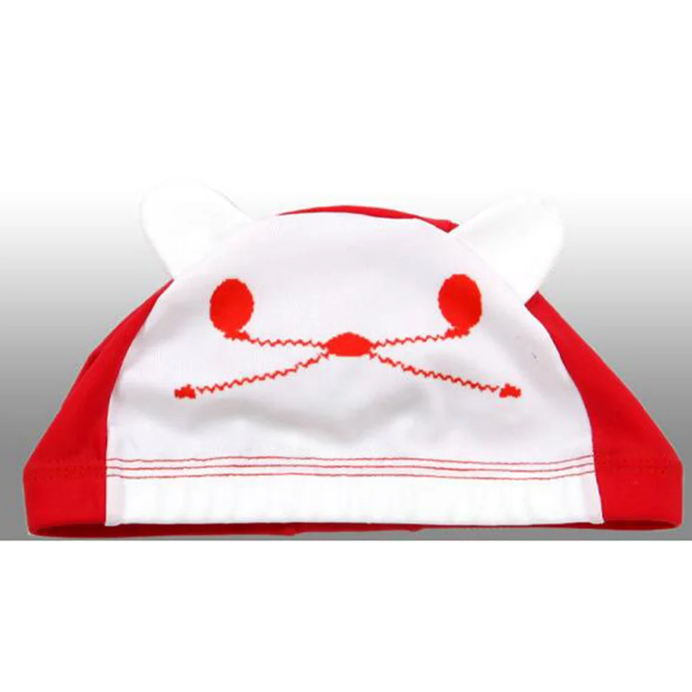 Мультяшный стиль милая дышащая шапочка в форме кота для плавания мальчиков и