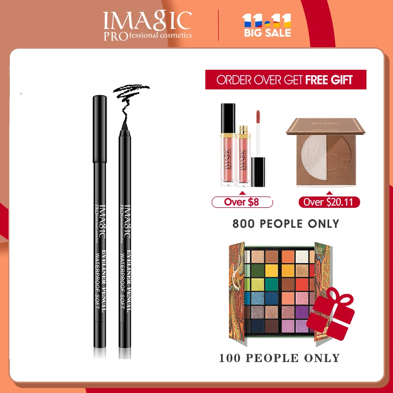 IMAGIC Водостойкая Подводка для глаз черный стойкий макияж легкая подводка