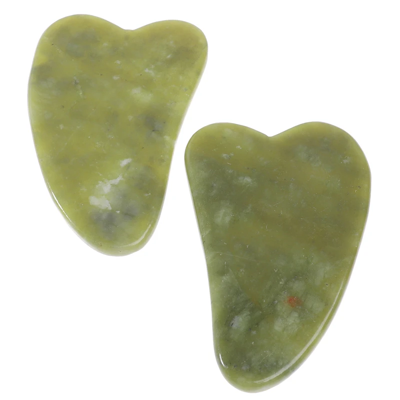 

Mini Gua Sha Board Natural Green Jade Quartz Crystal Stone Crystal Bodys Facial Eye Massage Board Home Health Care Tools