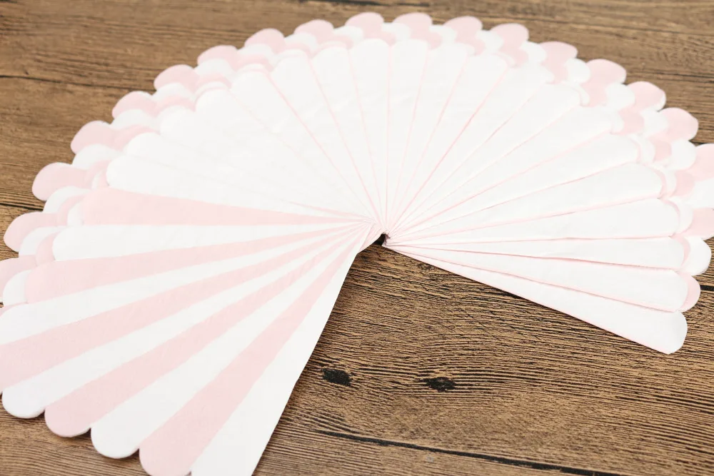 100 шт. бумажные салфетки с розовыми зернистыми краями | Дом и сад