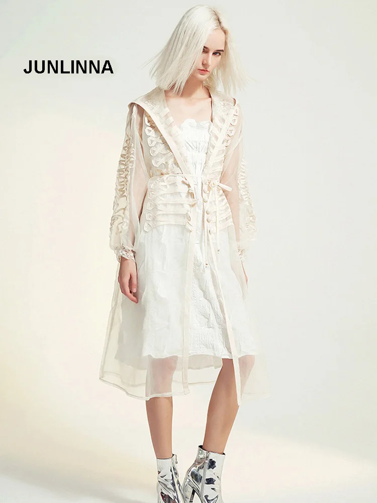 

One Free Size Cape 2021 Summer New Midi Cloak Sun Protect with Hooded Street Fashion Cardigan