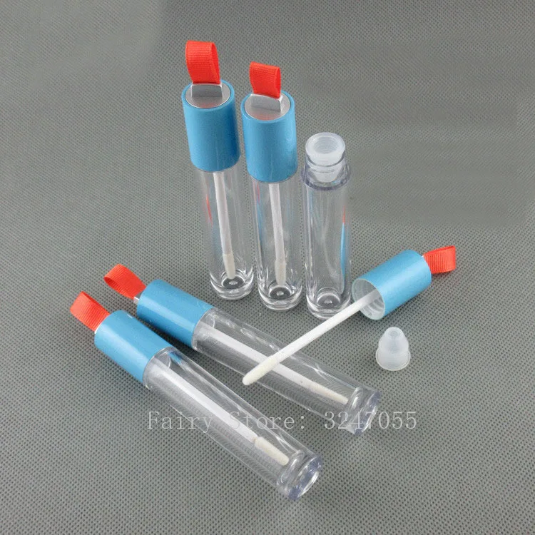 Пустая сатиновая Косметическая туба для блеска губ контейнер бальзама сделай