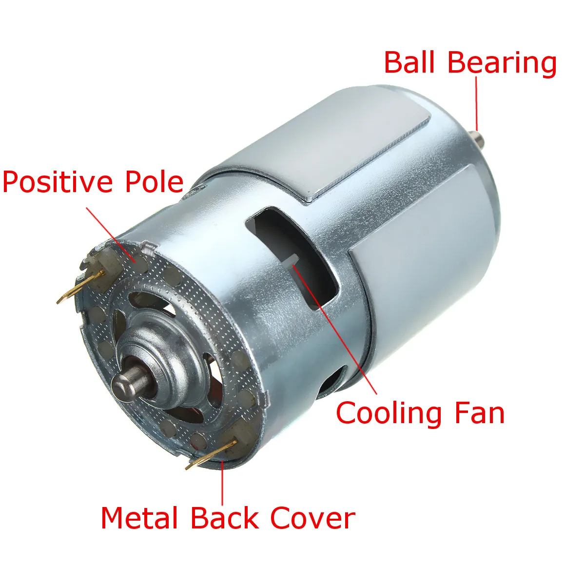 775 Dc мотор редуктор постоянного тока 12v 36v 3500 9000 об/мин шариковый подшипник большой