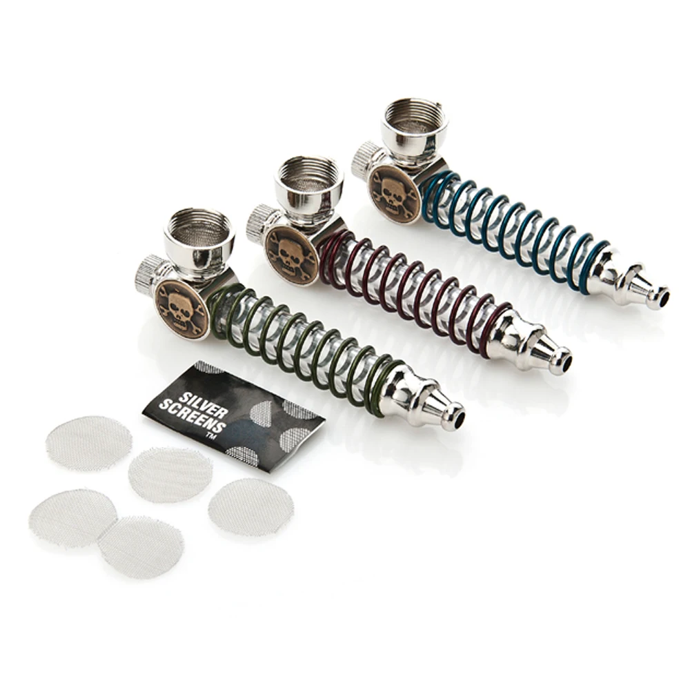 Модная дешевая Складная курительная трубка с легкой металлической алюминиевой