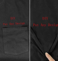custom made mens t shirt fashion brand new pocket diy print t shirt mens shirts hip hop tops funny harajuku tees style