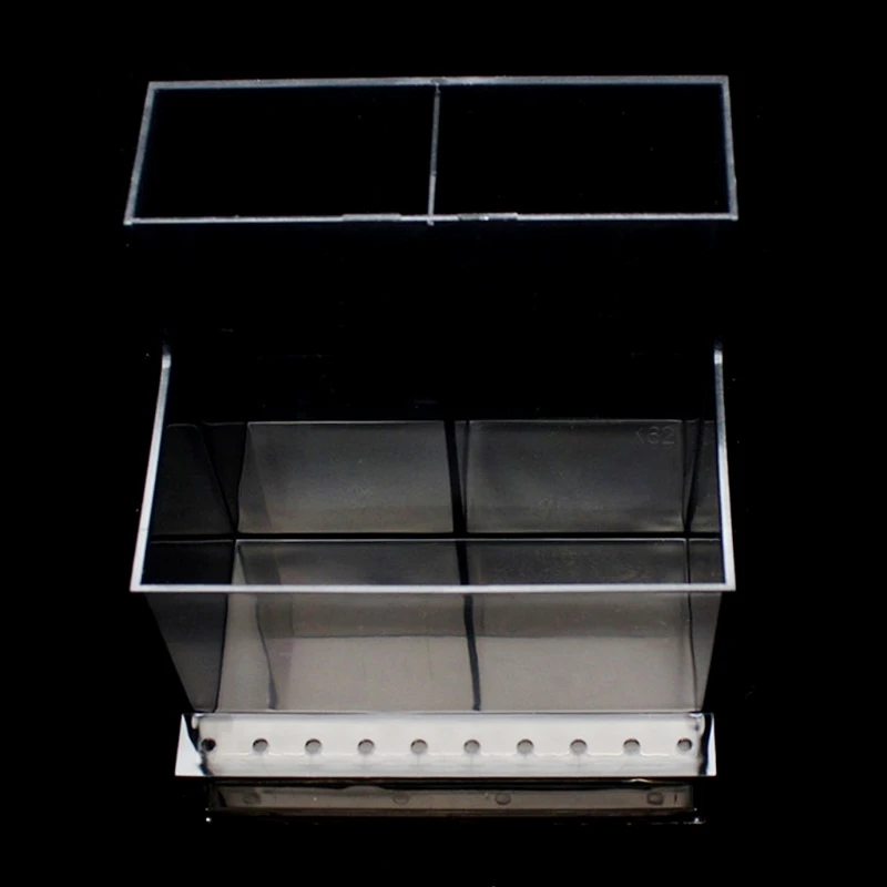 

Transparent 3 Row 10 Holes Nail Drill Bits Holder Display Manicure Tools Electric Machine Storage Case for Home Salon