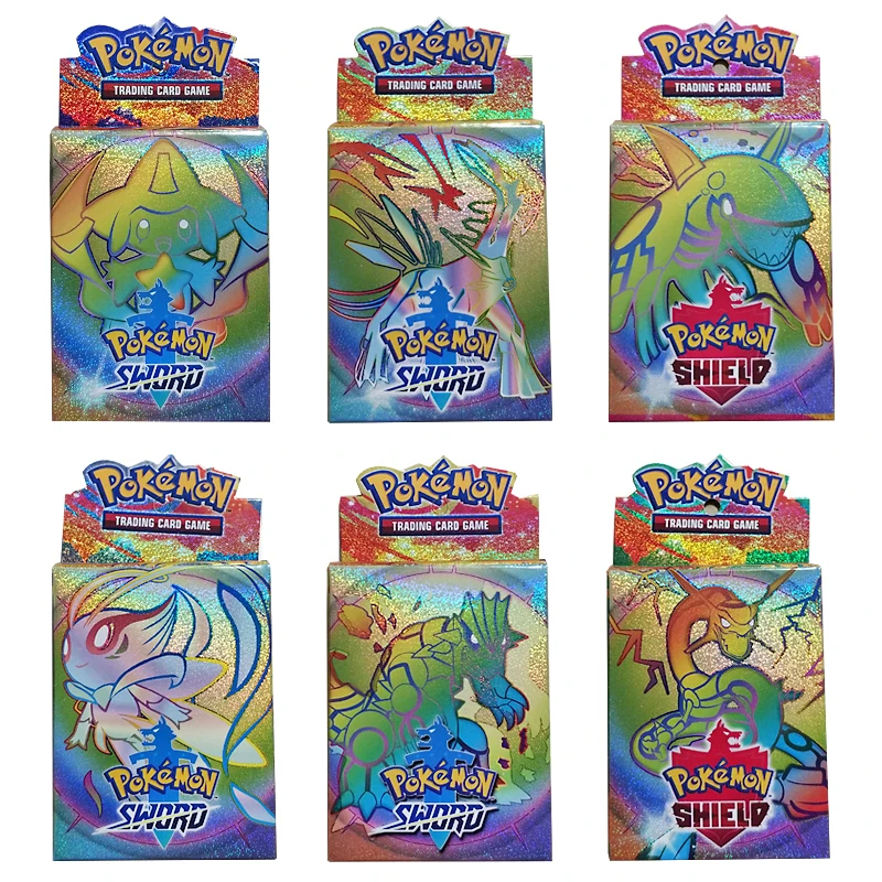 25 шт. карт в случайном порядке новинка Покемон меч и щит карта английская версия