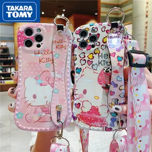 Takara Tomy Hellokitty Blu-ray Silicone Phone Case for IPhone
7/8P/X/XR/XS/XSMAX/11/12PRO/12 Phone Couple Protection Case 22.4 USD