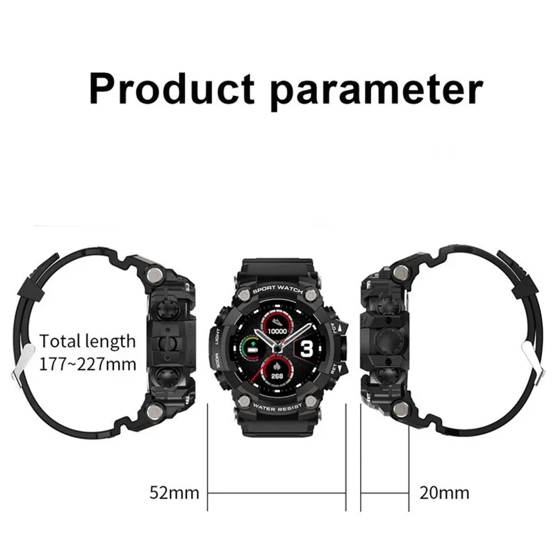 

New Smart Watch Fitness Tracker Bluetooth Watches Heart Rate Monitor Sports Waterproof Watch Smartwach for Android IOS