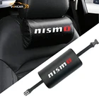 Автомобильная подушка для подголовника автомобиля из углеродного волокна для Nismo NISSAN подушка для поддержки шеи универсальные съемные автомобильные аксессуары