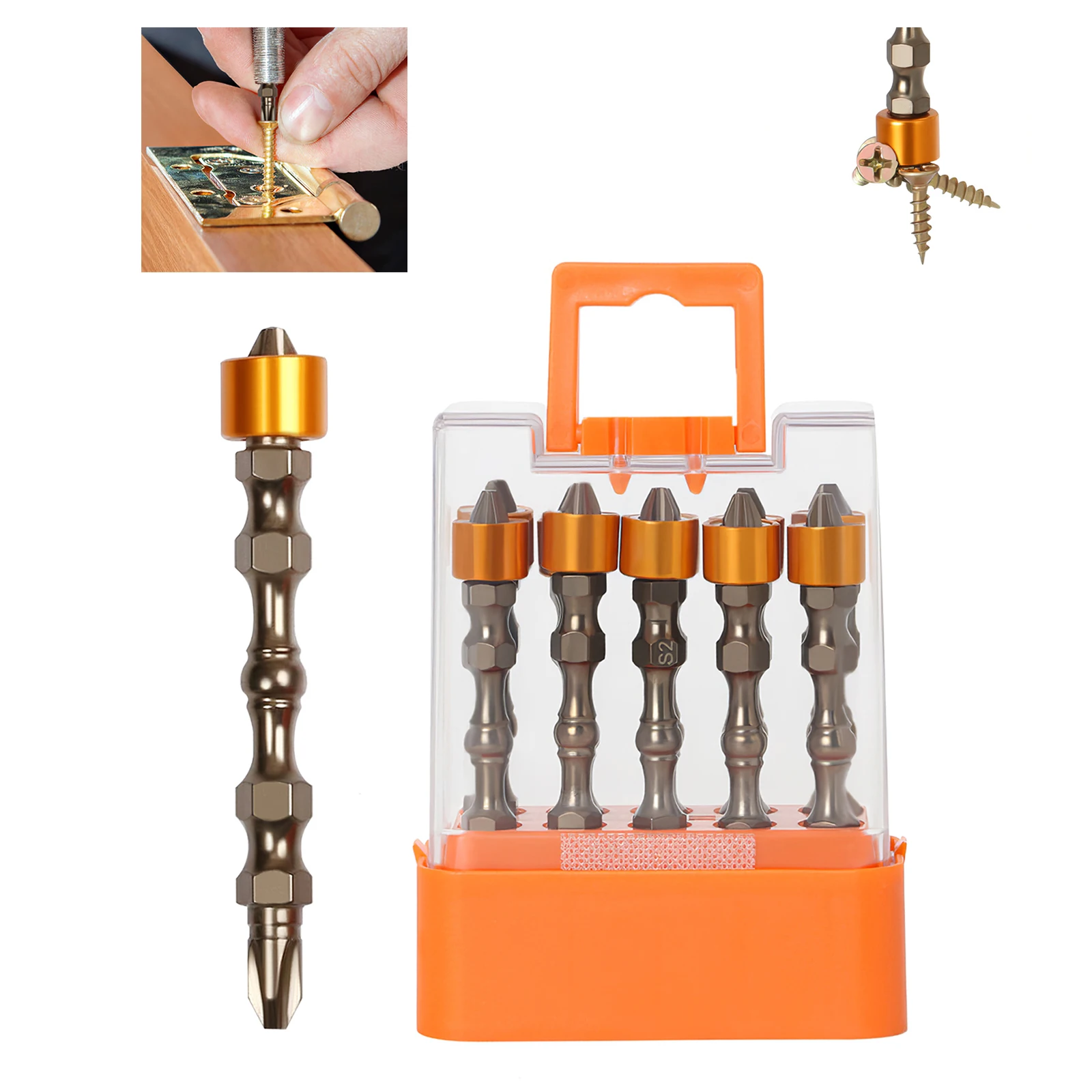 

10pcs Double Cross Head Screw Electric Screwdriver Set Cross Head Screwdriver Bit Phillips Screw Double-Head Screwdriver Bits