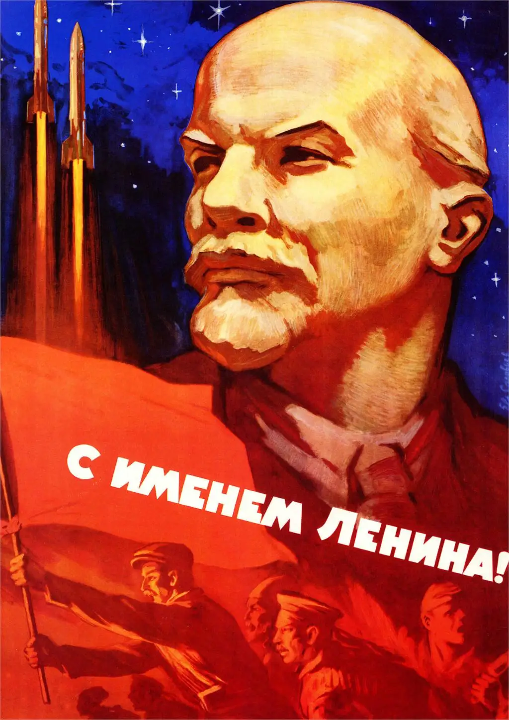 Армейский зеленый Ранние советские постеры пространство крафт-бумага печатает хорошее качество украшения дома стены - Цвет: Армейский зеленый