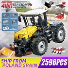 Электромобиль MOULD KING 17019 MOC 25371 RC трактор Fastrac 4000er набор строительных блоков Кирпичи Обучающие игрушки подарки на день рождения