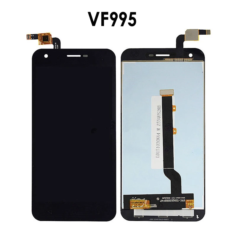 

100% протестированный черный и белый ЖК-дисплей Vodafone Smart Ultra 6 VF-995N VF995N 995N VF995, дигитайзер, сенсорный экран, панель в сборе, детали