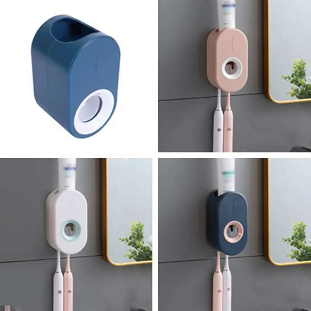 

Automatic Toothpaste Dispenser Wall-mounted Toothpaste Rack Without Punching Toothpaste Squeezer Bathroom Supplies