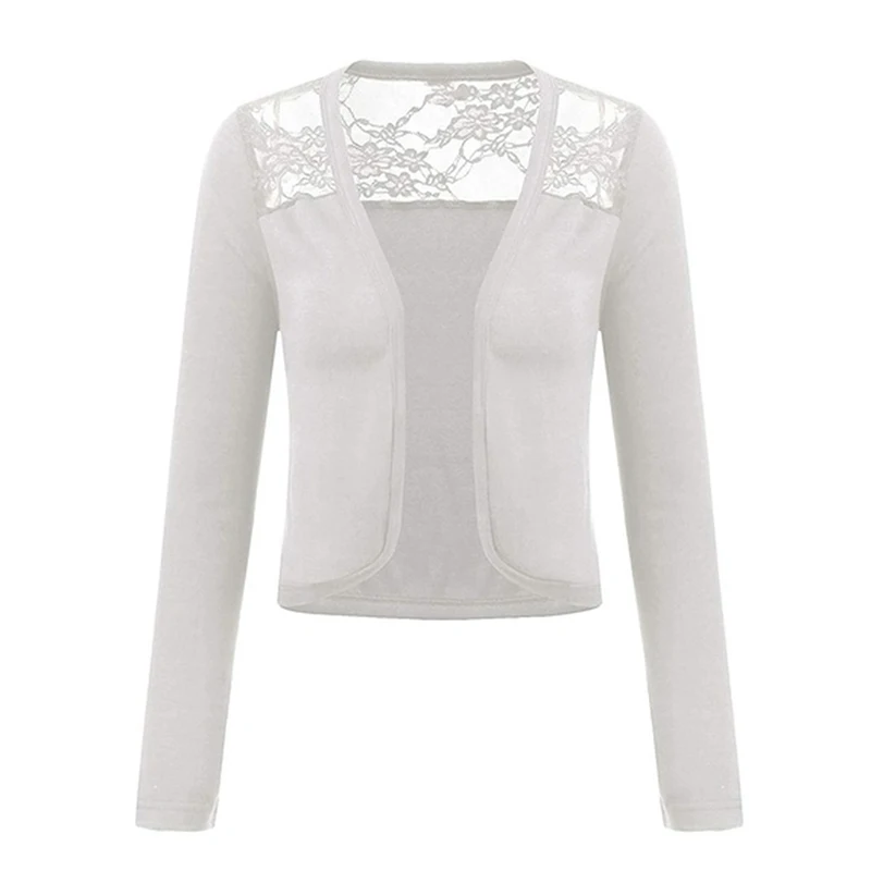 Женская ажурная вязаная кофта карамельных цветов крючком пальто жакет Кардиган