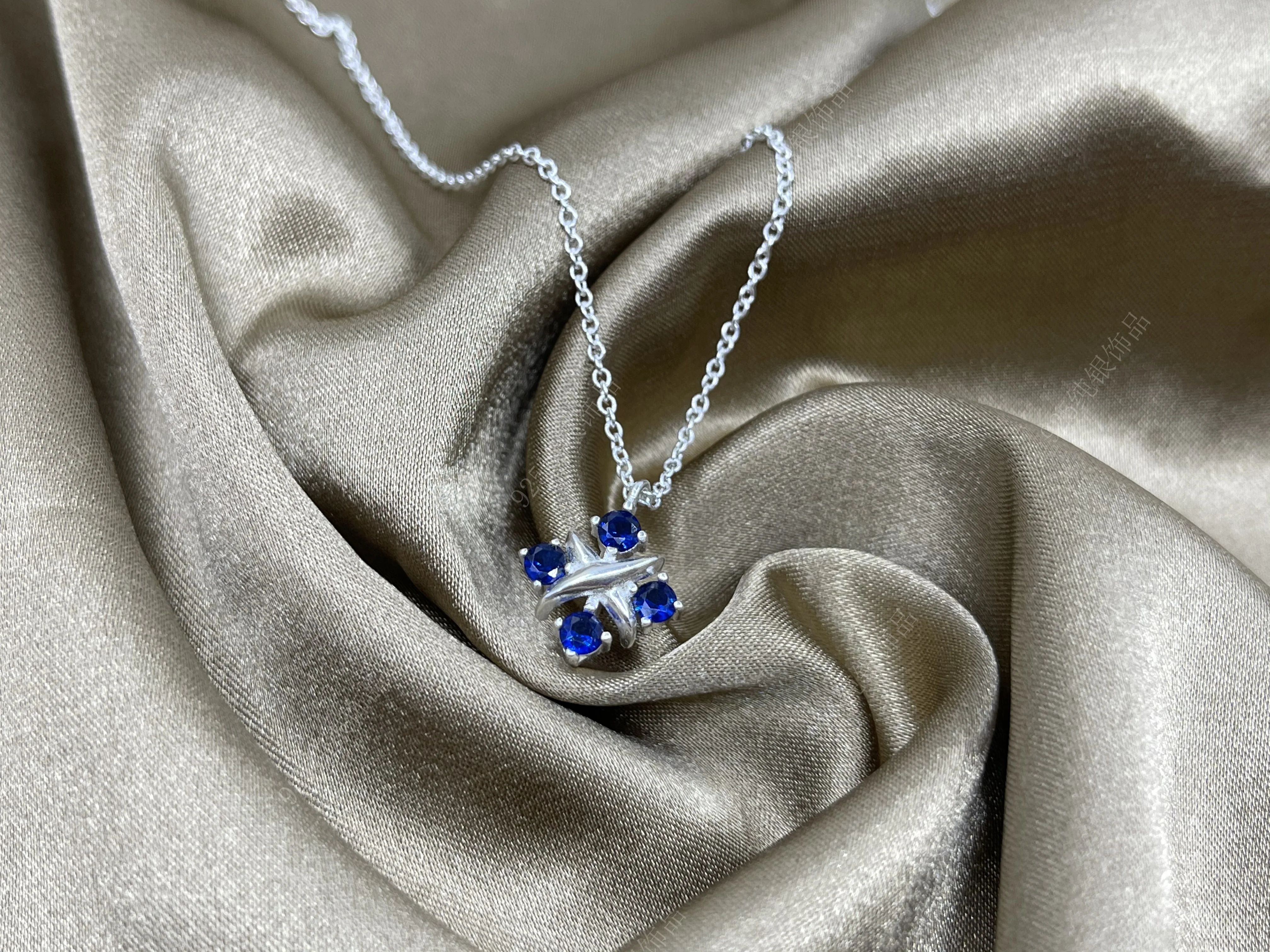 

925 sterling silver 2021 luxury temperament lady necklace party the latest version