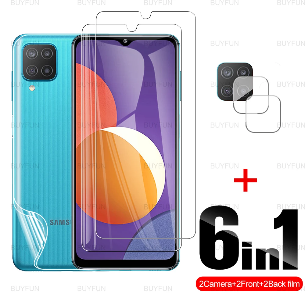 

6 в 1, Гидрогелевая пленка из закаленного стекла для Samsung Galaxy M12