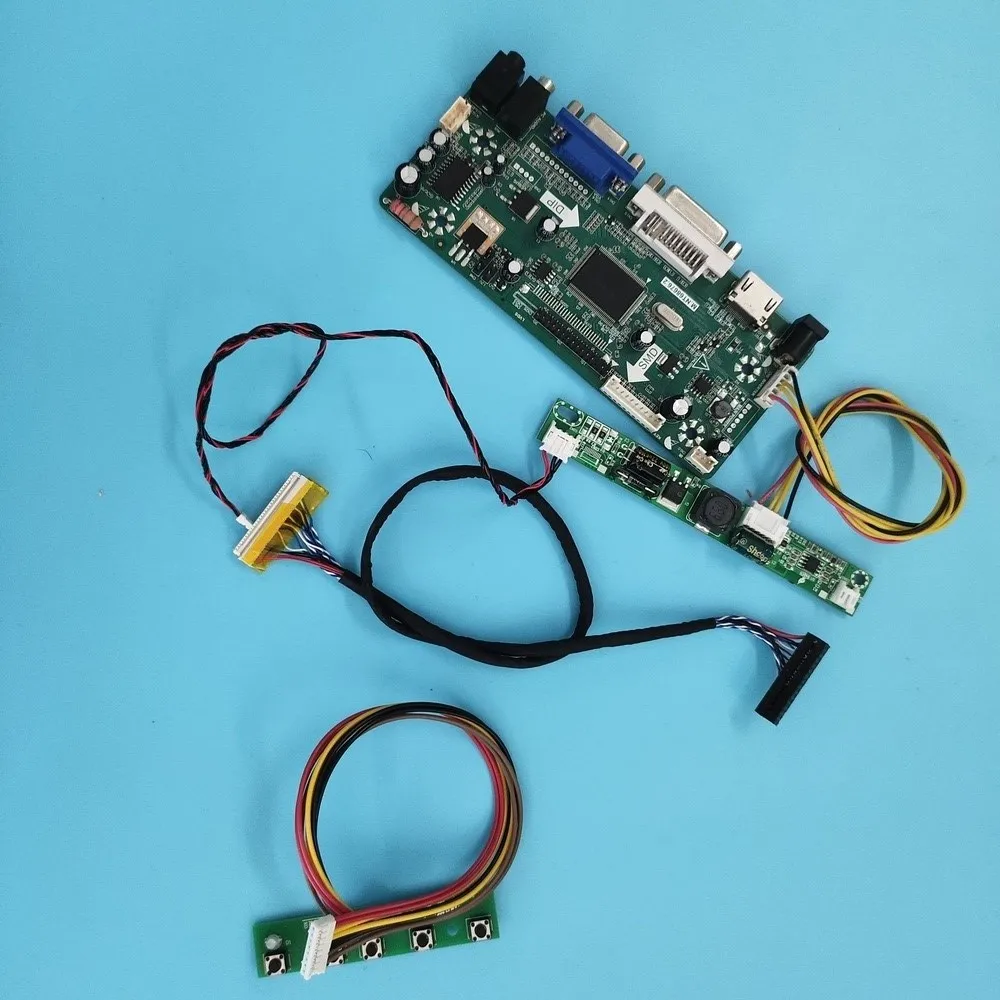 

Kit for LTM185AT05/LTM185AT04/LTM185AT04-V Audio Panel M.NT68676 30pin LCD LED LVDS HDMI+DVI+VGA Controller Board 1366x768 18.5"