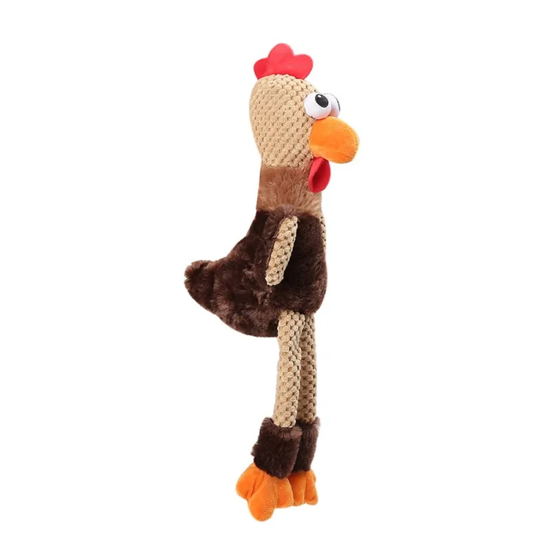 

Funny Pet Dog Fighting Chicken Shape Chewing Plush Toys for Small Large Dogs Pets Accessories Supplies