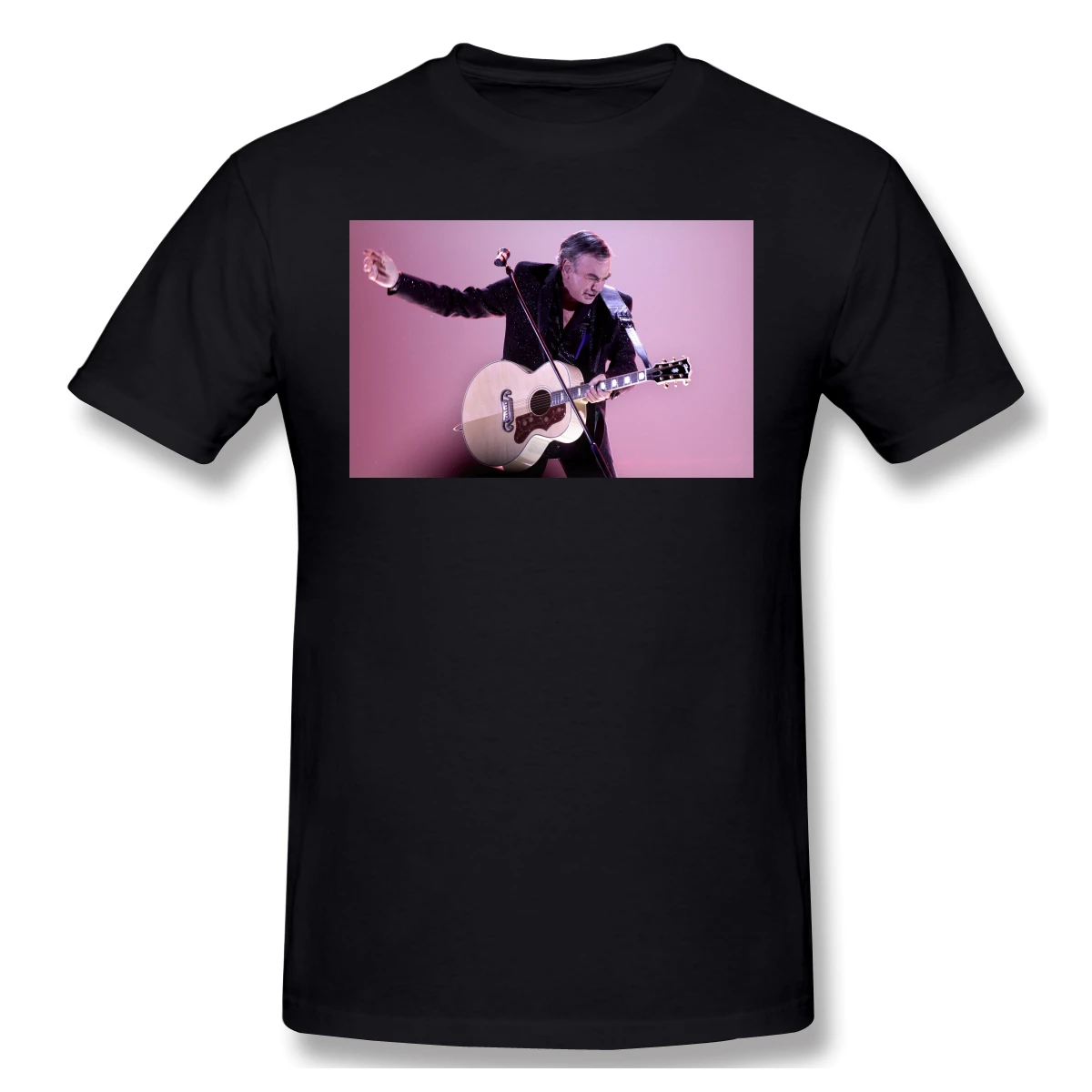 Мужская Базовая футболка с коротким рукавом и графическим принтом R358 - купить по