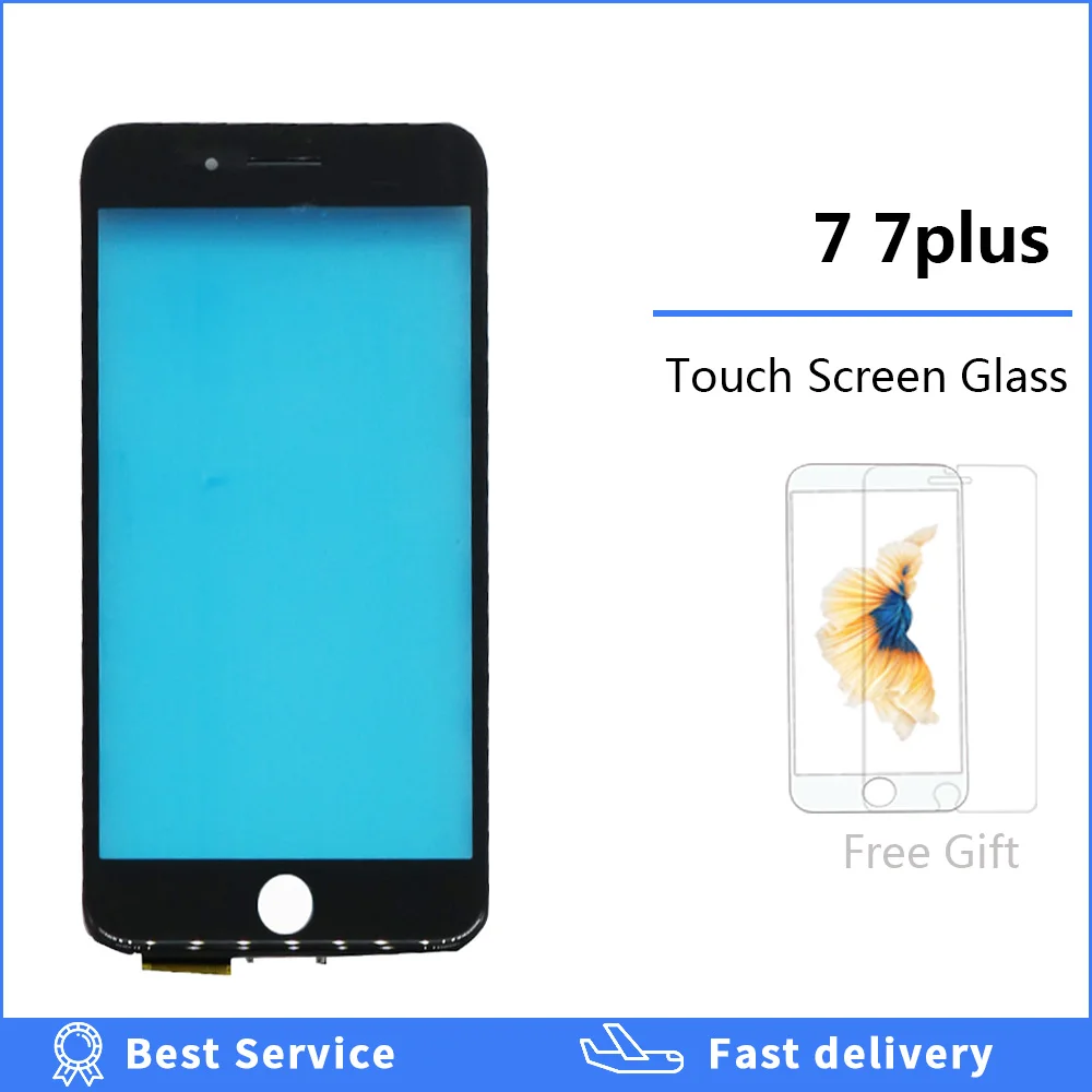 Сенсорный экран дигитайзер Рамка для iPhone 7G 7 plus p сенсорный передняя сенсорная
