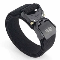 universal heavy duty military equipment police supplies mens adjustable tactical belt with quick release metal buckle