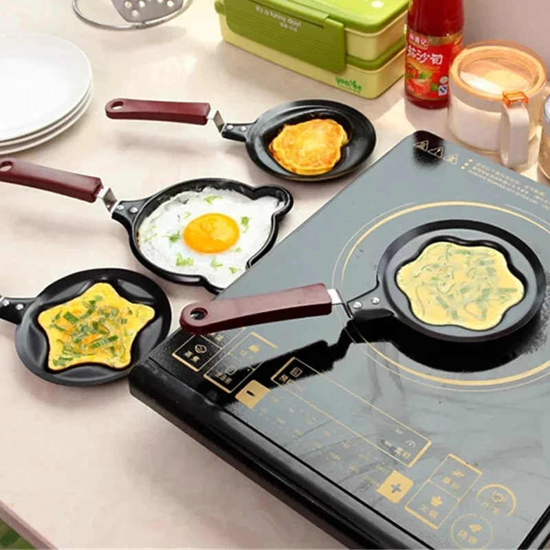 Милая мультяшная Форма для яиц кастрюля антипригарная Кастрюля мини Сковорода