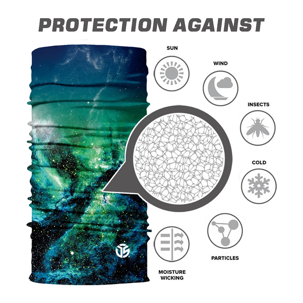 3D Galaxy Бесшовные спортивные Magic Gaiter шейные шарфы Шарфы для лица Рыбалка Велоспорт