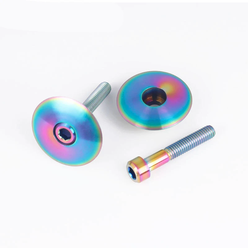 

Mountain Road Bicycle Handlebar Cover Screws Titanium Alloy M6x30 Bowl Set Cover Bolt Repair Parts Bicycle Bowl Set Cover Screw