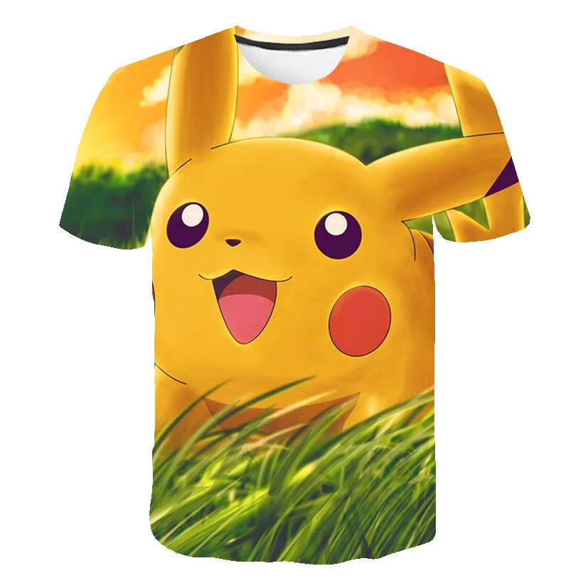 

Summer New Men's and Women's T-Shirt 3D Printing Animation Fashion Children's Cartoon Casual Short-Sleeved Top