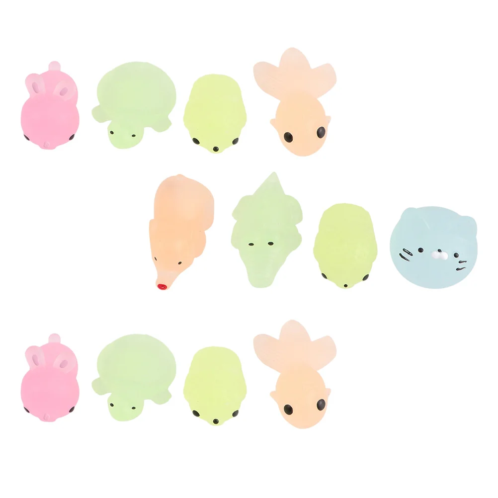

20Pcs Adorable Luminous Stretchy Playthings Reliever Toys (Random Style)