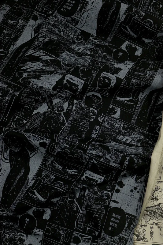 50 см * 150 комикс мультяшный принт рабочая одежда ткань хлопчатобумажная пряжа