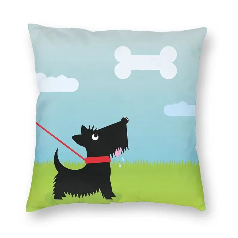 

Роскошный милый чехол для дивана с изображением шотландской собаки терьера мягкий чехол для домашнего животного