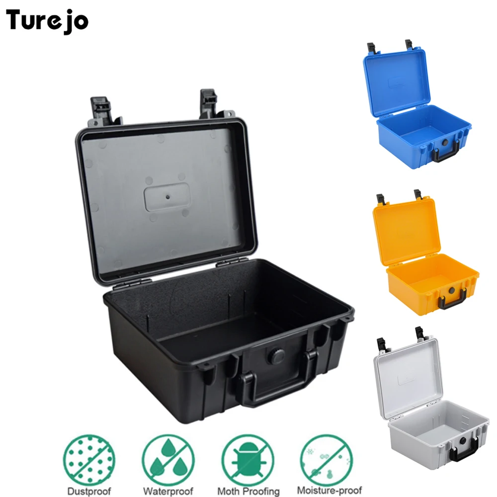 

Tool Box Waterproof Sealed Instrument Hardware Tools Organizer Case Hard Disk Storage Plastic Handhled Toolbox Tools Packaging