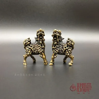 

Архаизированный огонь из чистой меди и украшение kylin