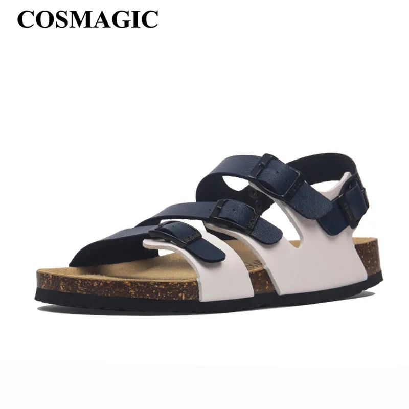 Женские сандалии COSMAGIC пляжные повседневные Нескользящие тапочки с пряжкой из