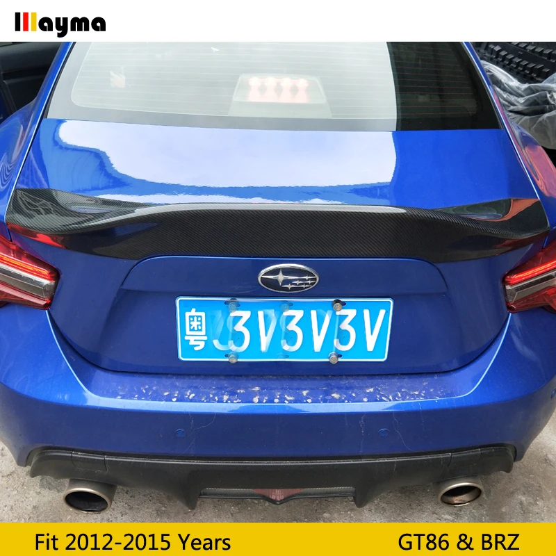Для subaru BRZ углепластик задний спойлер багажника ноги стиль крыло для toyota 86 scion GT86