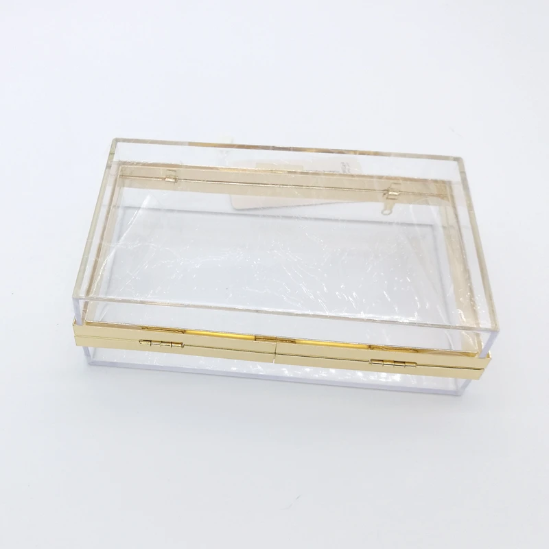 Новинка 2019 акриловый прозрачный женский клатч на цепочке роскошные Брендовые