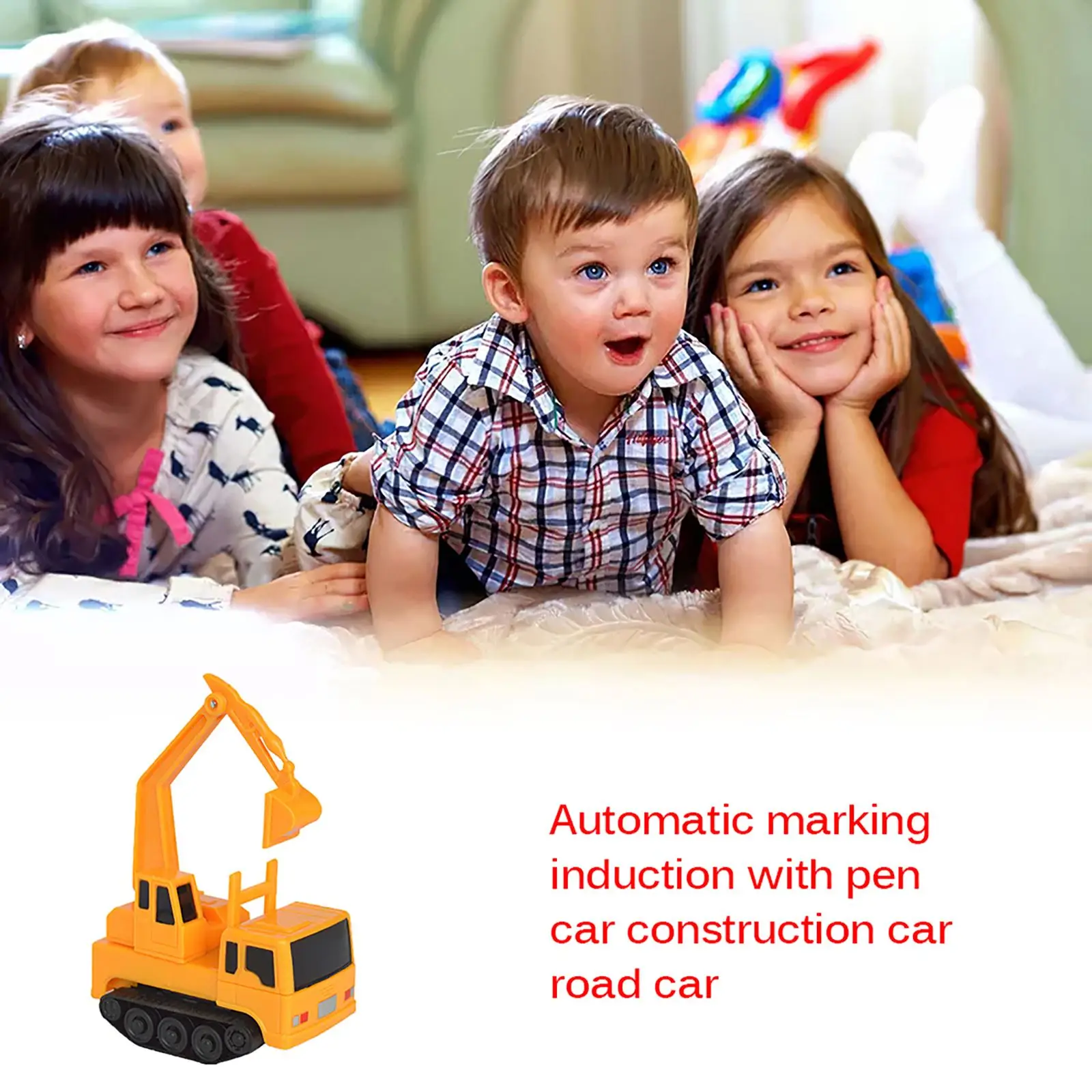 

Line Following Car Truck Machine Car Induction Educational Inductive Toys Magic Pen Following Car Cute Automatic Black Line Toy