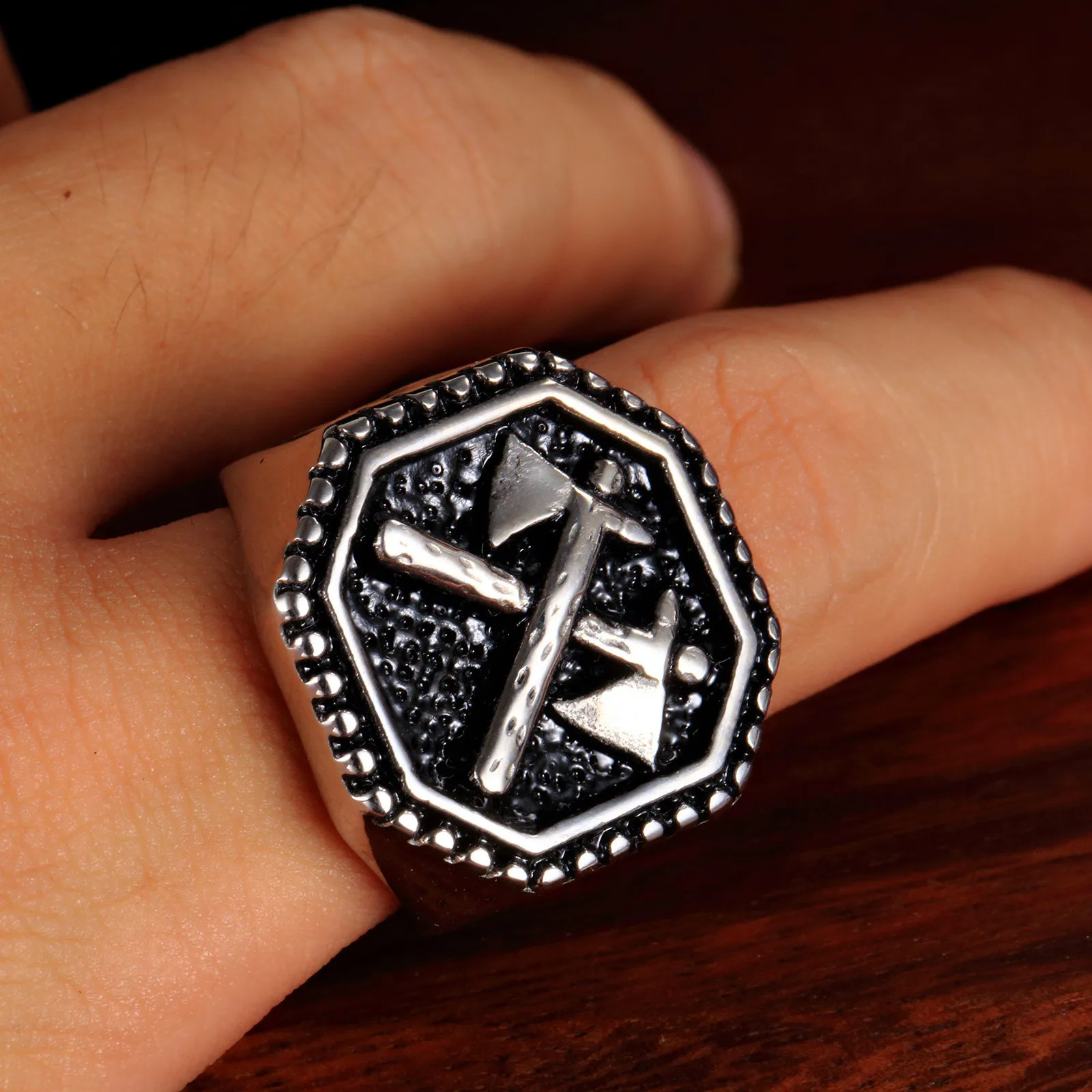 Славянское кольцо в стиле ретро для мужчин украшение мотоцикла вечеринки из