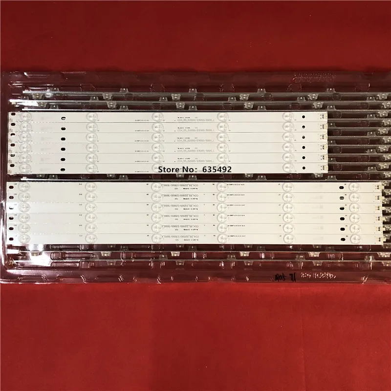 

Светодиодная лента-подсветка LB55061 LB-C550F14-E4-S-G1-SE2 SVJ550AD6 для CCH_55_D2000/D3000/D5000 LE55A6R9 LE55A6R9A LU55V809 55D3700I